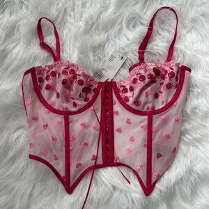 Urban Outfitters Cherry Bustier